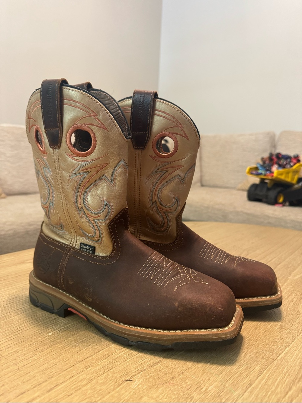 Irish Setter Red Wing Safety Toe Pull On Work Boots